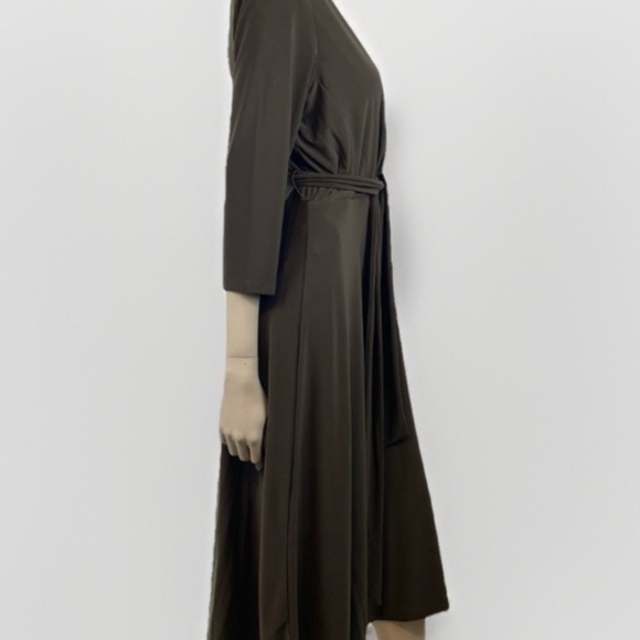 NWT Ralph Lauren Wrap Surplice Olive  Dress - Picture 13 of 13